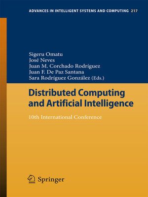 cover image of Distributed Computing and Artificial Intelligence